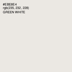 #EBE8E4 - Green White Color Image
